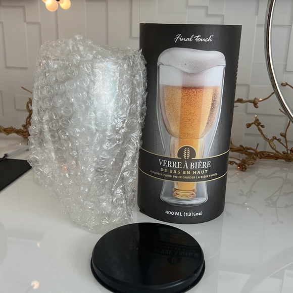 Beer Glass - Double Wall - Final Touch - Picture 4 of 9